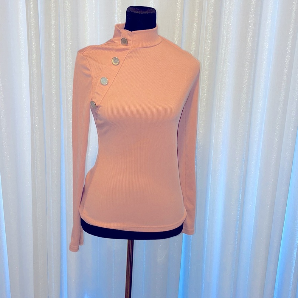 SHEIN blouse Soft Pink